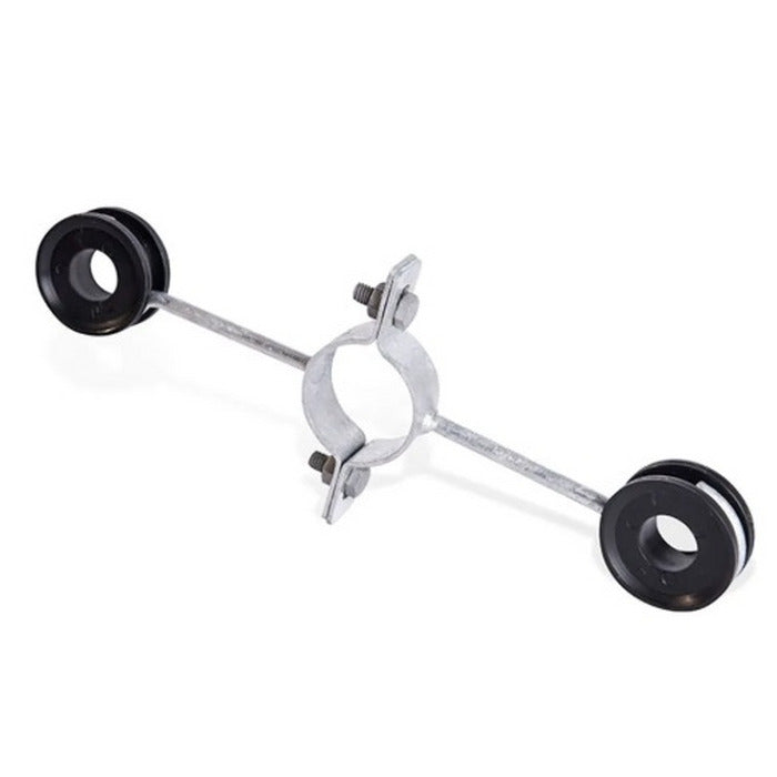 isolador simples p/mastro franklin 1 1/2" c/2 descidas GF PRT-263