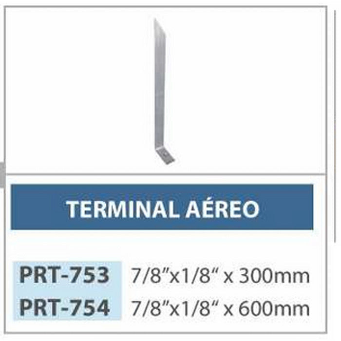 terminal aereo 600mm barramento aluminio PRT-754