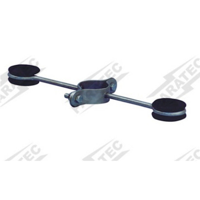 isolador simples p/mastro franklin 2" c/2 descidas GF PARATEC PRT-264 [13.09.04.002]